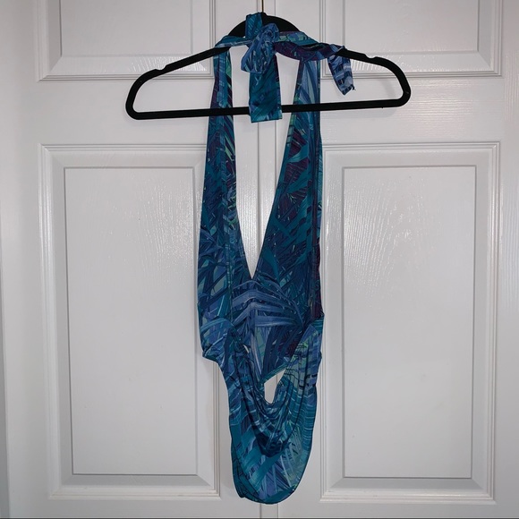 NWT JLUXLABEL Turquoise Dreams Halter & Duster Set - Picture 7 of 16